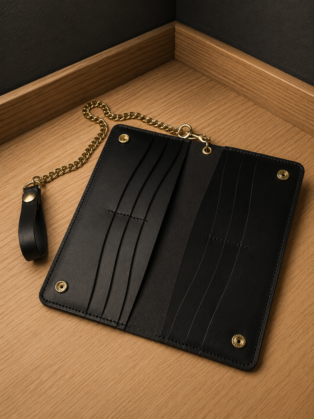 Sable Long Trucker Wallet view 3
